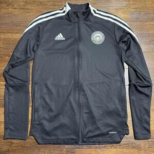Adidas Black Prime Green Aeroready Full Zip Jacket